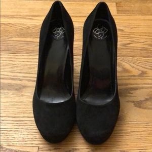 BCBGeneration black suede pumps